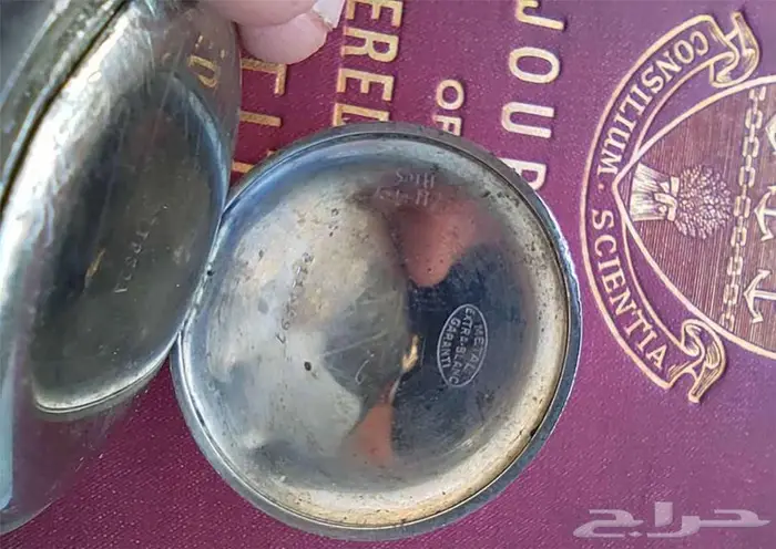 ساعة جيب نادرة لملك السعوديه ومصر   تذكار تاريخي أنتيك 0