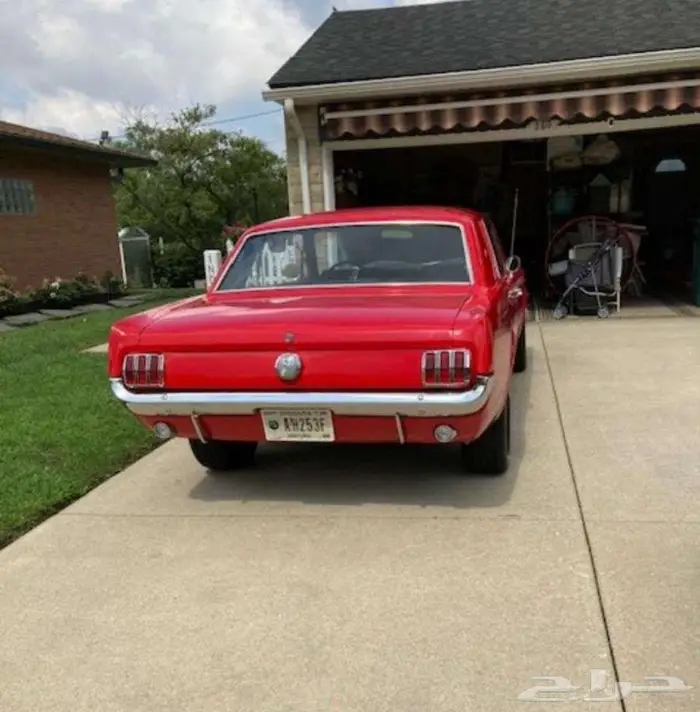 للبيع موستنق موديل 1966 قير عادي Ford mustang اعلان 4120 4