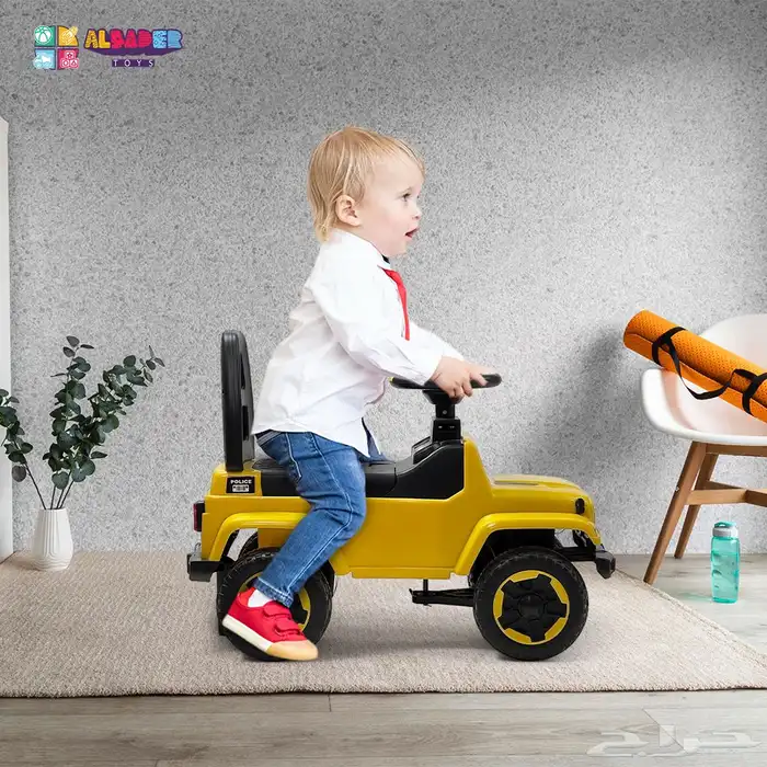 سيارة دف اطفال بتصميم همر - سياره ركوب للاطفال مع موسيقى 17