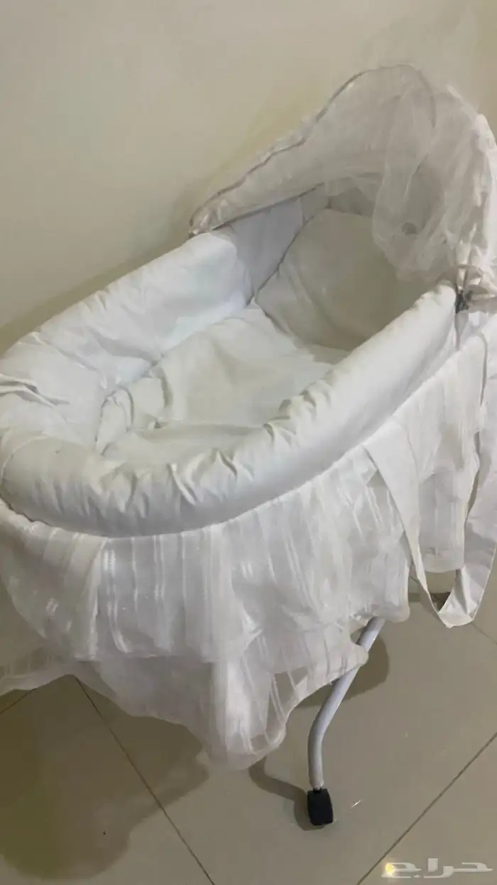 سرير مواليد جديد استخدام بسيط جدااا 3
