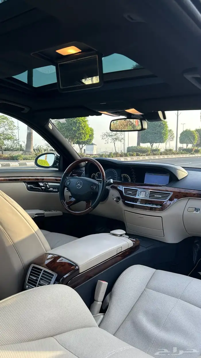 مرسيدس (مخزنه) S500 فل كامل بحالة نادرة جدا  (تم البيع) 18