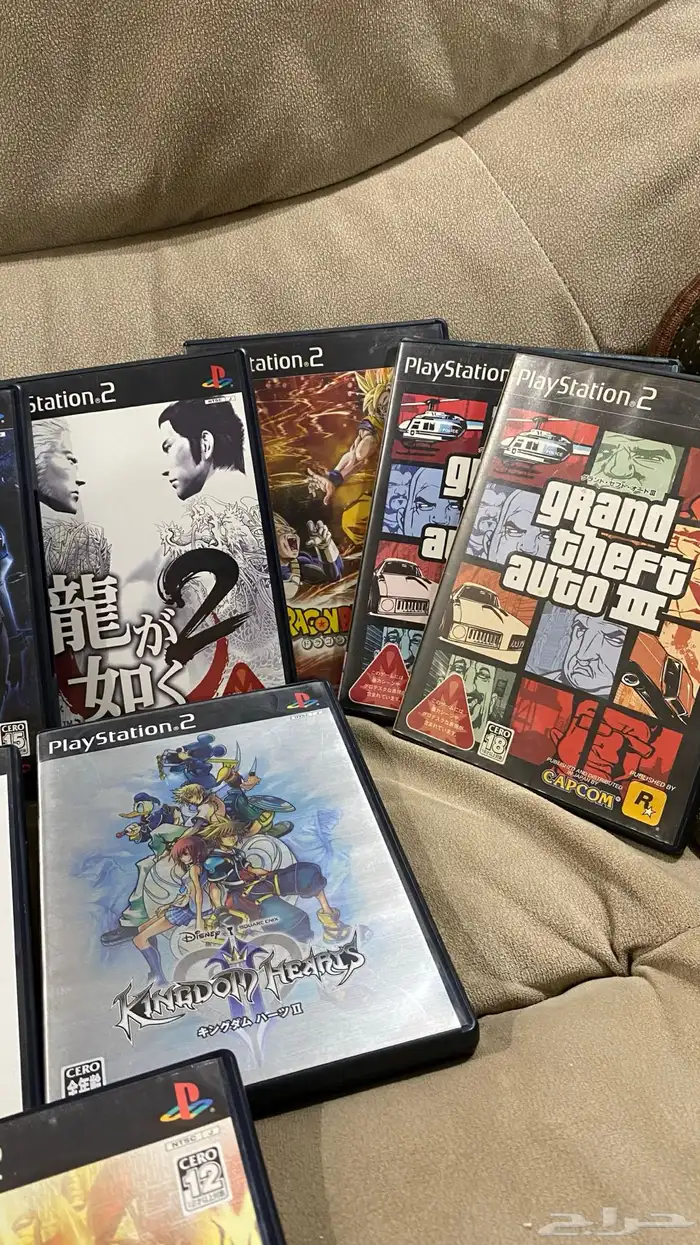 اشرطة سوني تو اصليه ps2 games jp 2