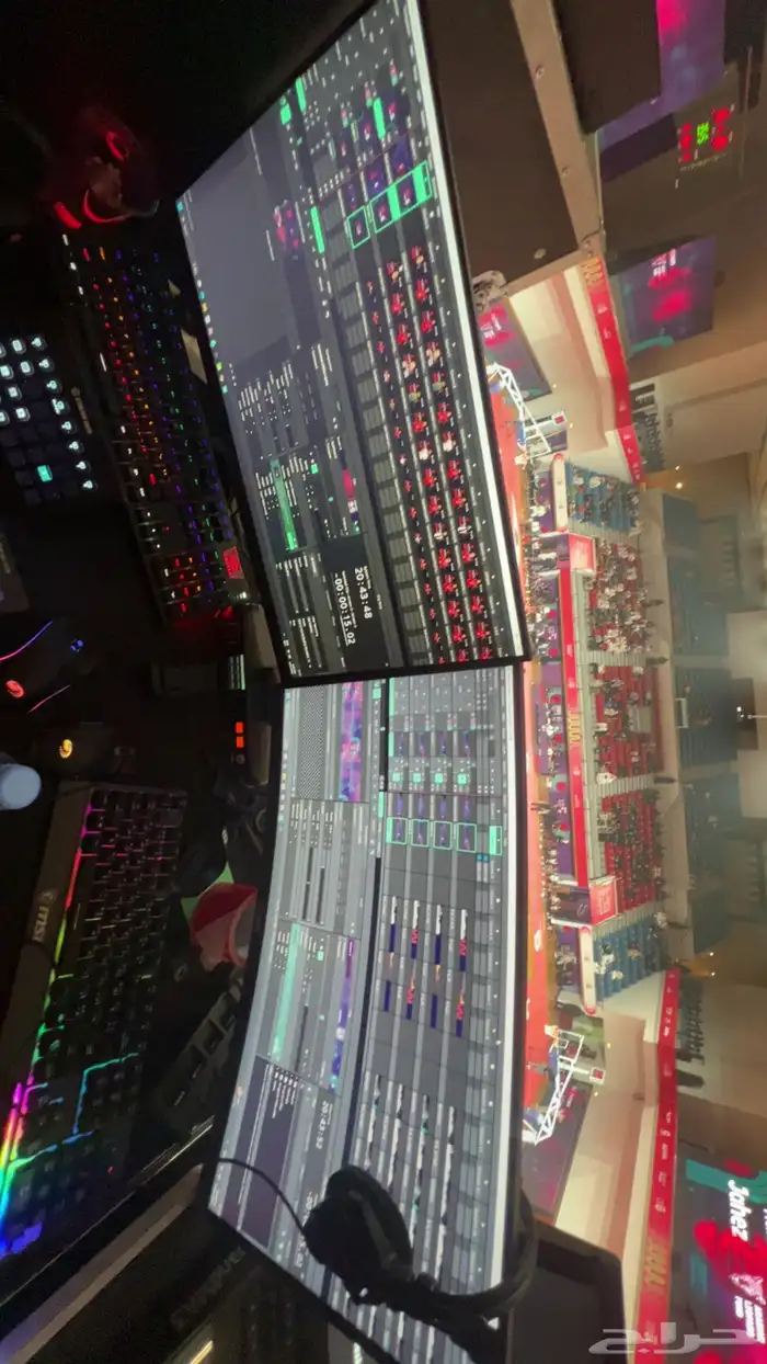 تدريب على resolume واخراج المحتوى المرئي المباشر 1