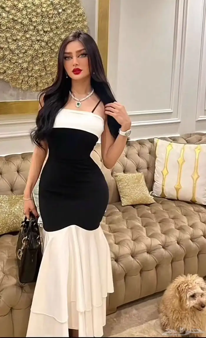 فستان للبيع انيق باللبس 0