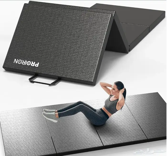 بساط جلد قابل للطي لتمارين المنزل 0