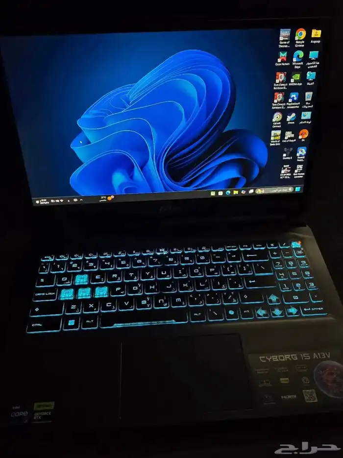 لابتوب msi كيبورج 15 لابتوب ألعاب 0