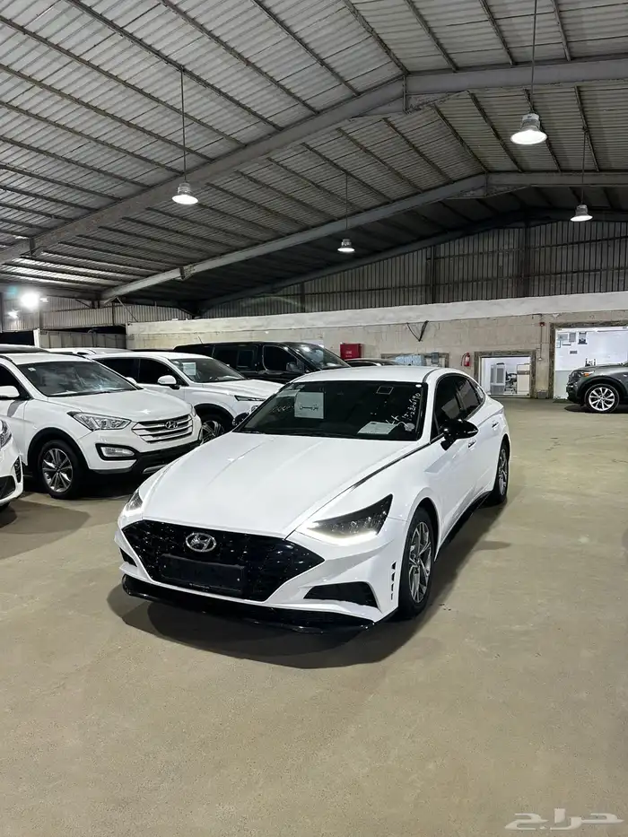 هيونداي سوناتا ابيض 2022 بنزين وارد كوريا 2