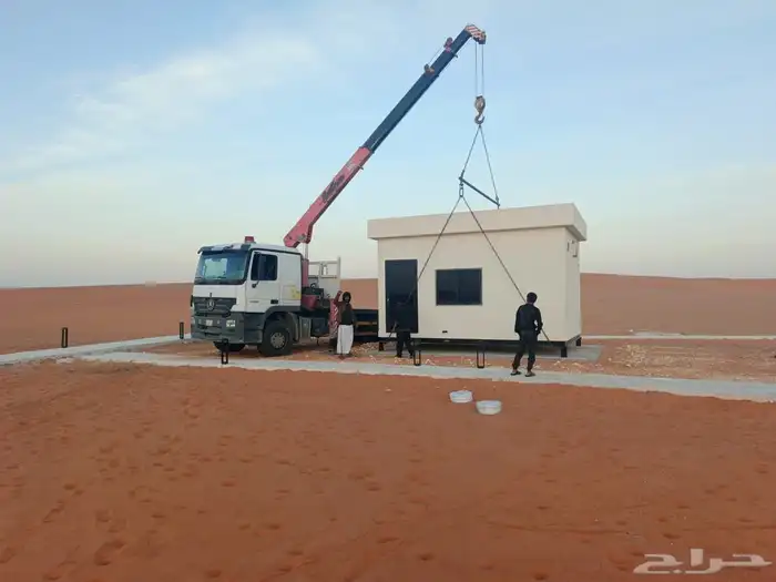 كرين سطحه ونش لنقل الغرف ولبركسات ولبيوت الجاهزه ولغرف 3