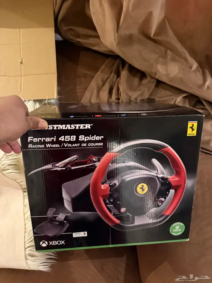 عجله قياده اكس بوكس Ferrari 458 Spider Racing Wheel 0