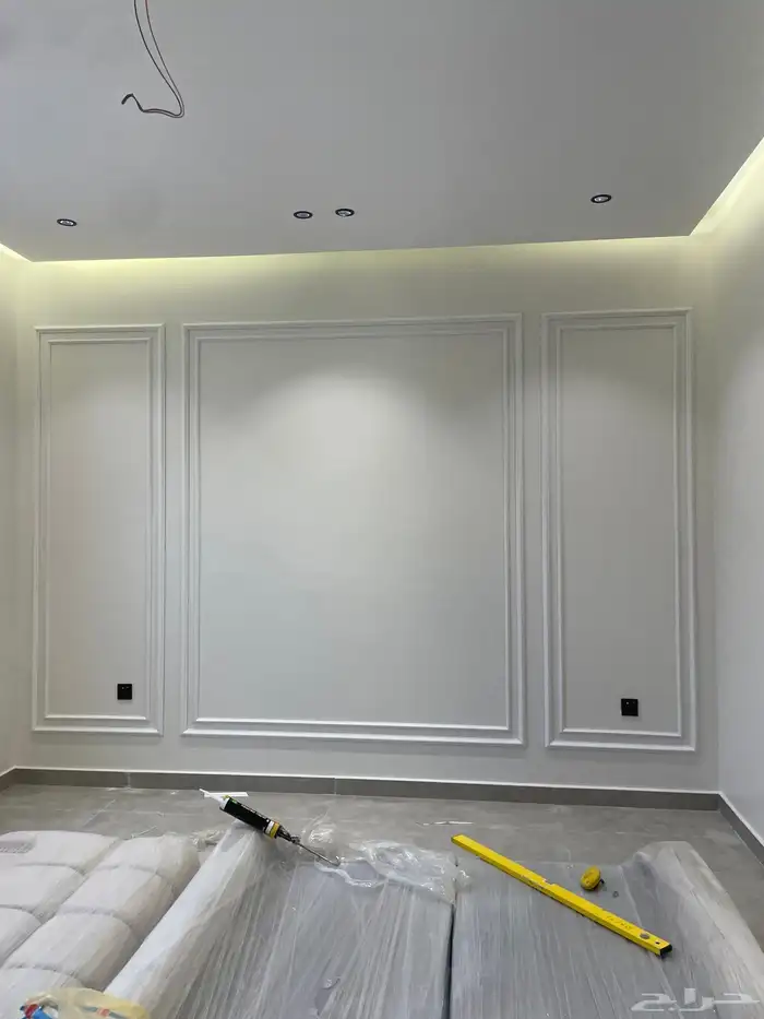 تركيب بديل شيبورد جبس بديل رخام باركية 6