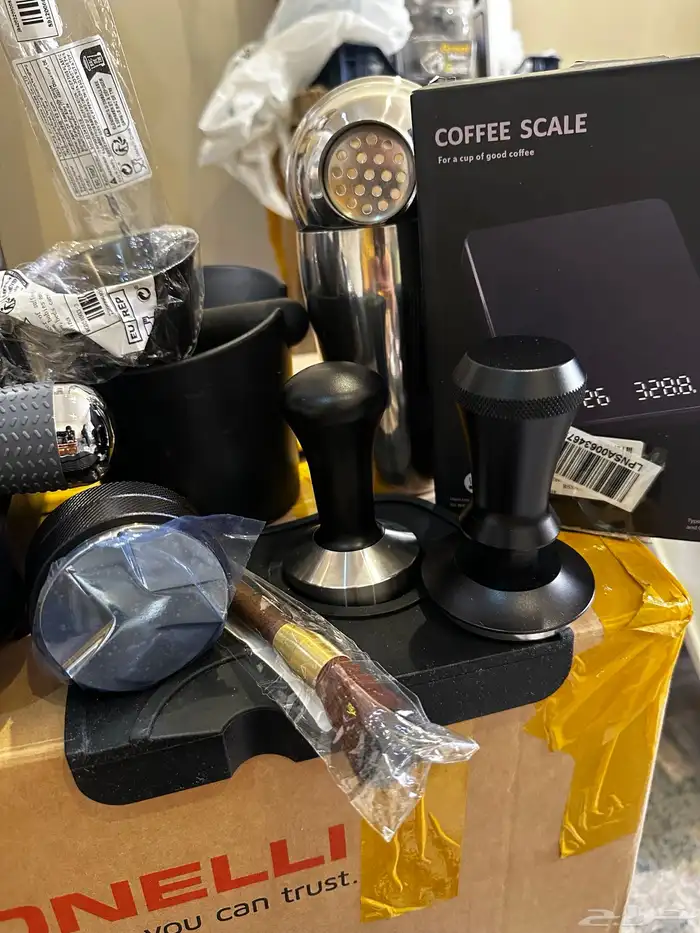 rush espresso machine with grender coffee ang accessories 0
