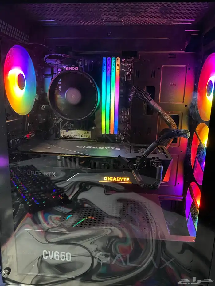 بي سي قيمنق RTX 3070 مع شاشتين 1