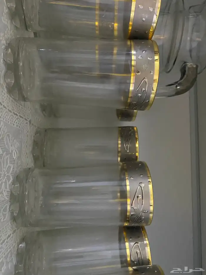 اغراض مطبخ للبيع طقم ثلاجات الاصلي جك مع اكواب فناجين 100 6