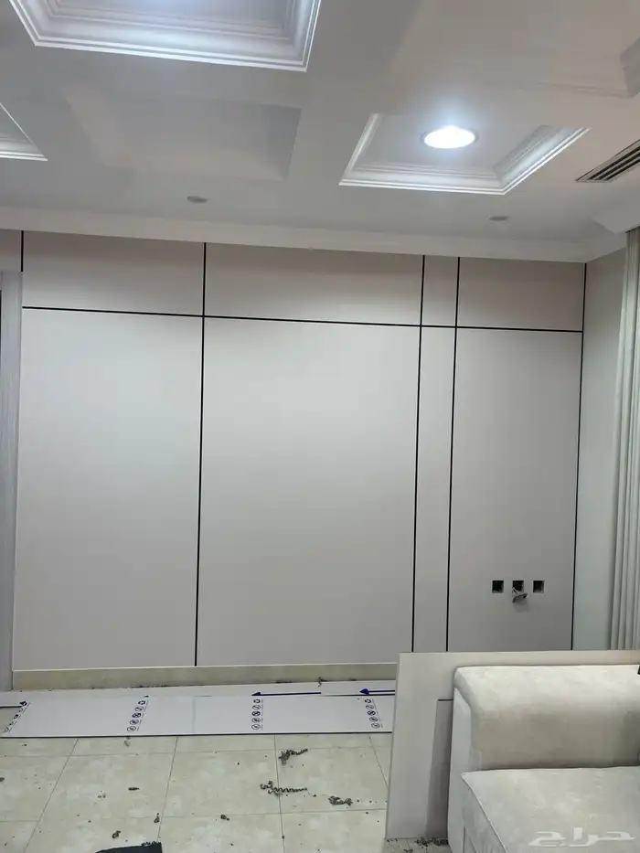 تركيب بديل شيبورد جبس بديل رخام باركية 4