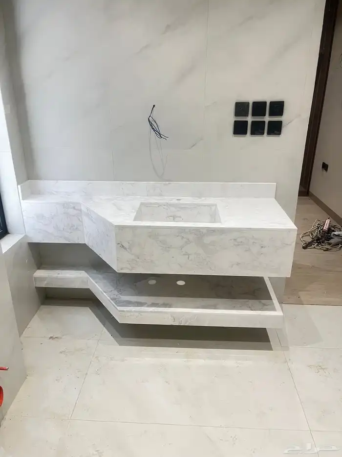 مغاسل الرخام طبيعي وصناعة جميع التصميمات بالرياض 5