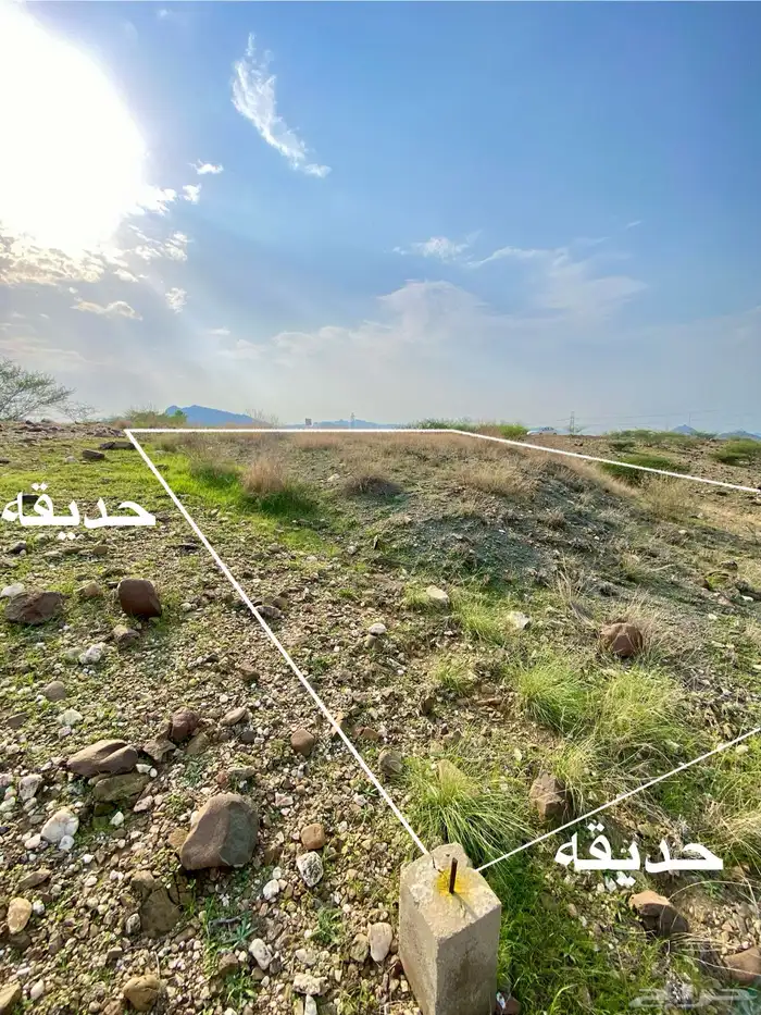 أرض للبيع برجال المع بإطلاله وثلاث واجهات بصك 3