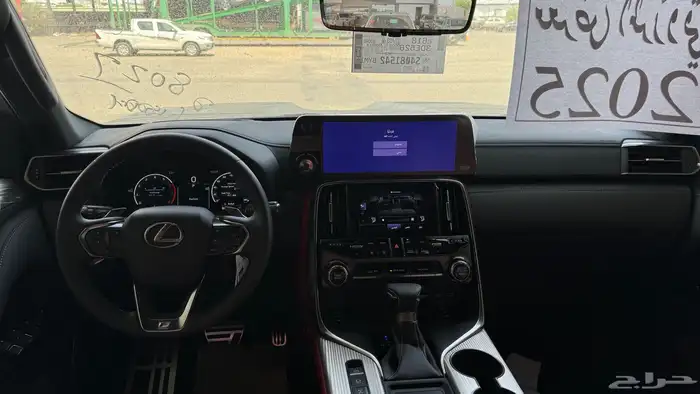لكزس 2025 LX600 فئة اف سبورت سعودي ابيض لولوي فاتورة ضريبية 7