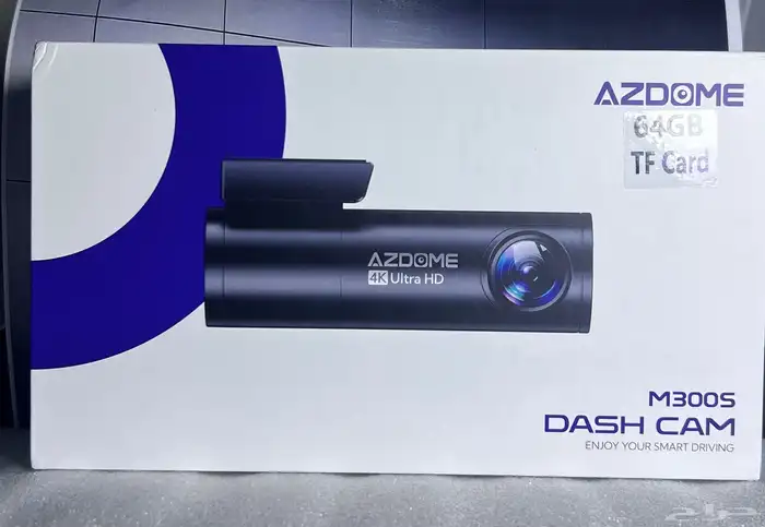 داش كام AZDOME M300S 4K مع ذاكرة تخزين 64GB 4