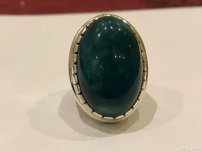 خاتم فضة حجم كبير عيار 950 2