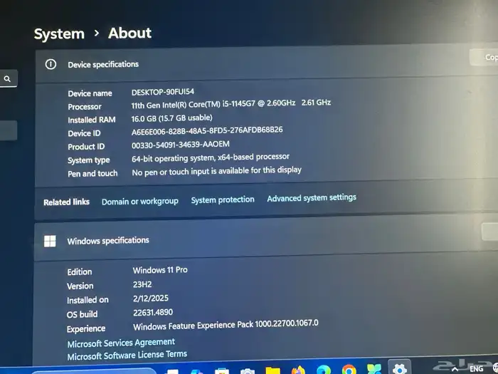 Lenovo Thinkpad T490 12