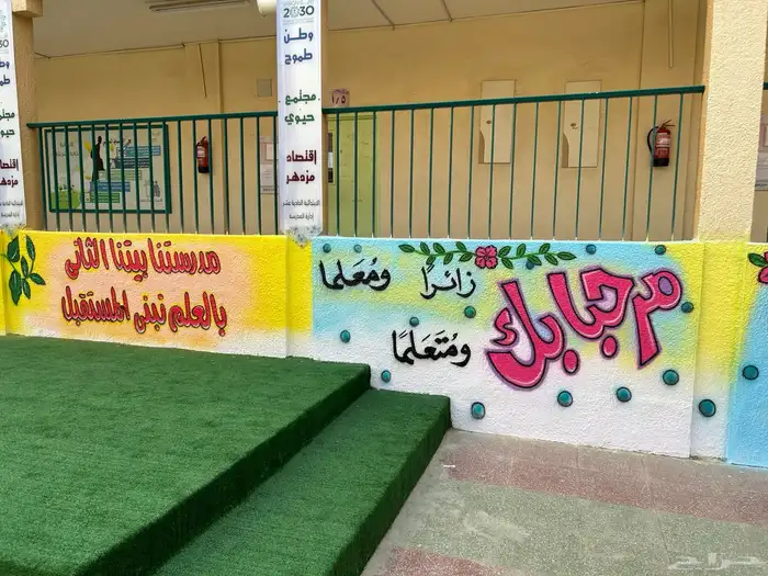 رسام جرافيتي رسم مدارس كافيهات مغاسل سيارات 2