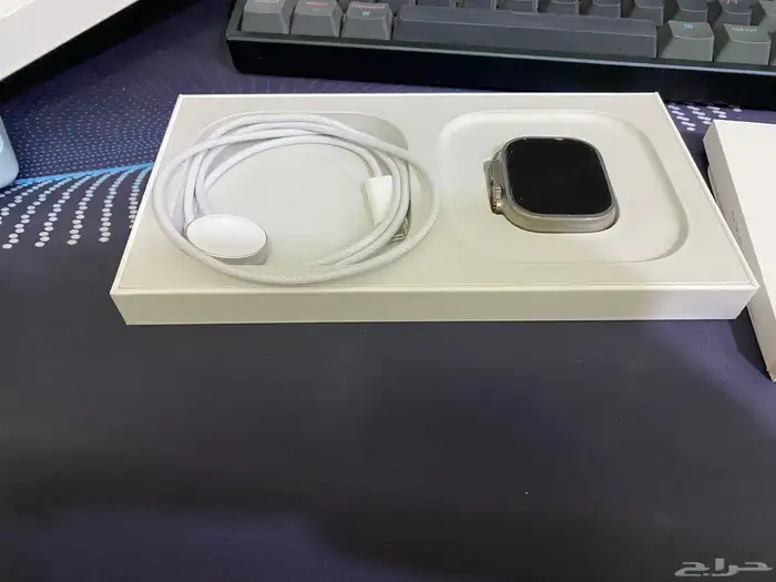 apple watch ultra 2 almost new with warranty ايبل ساعة التر 1