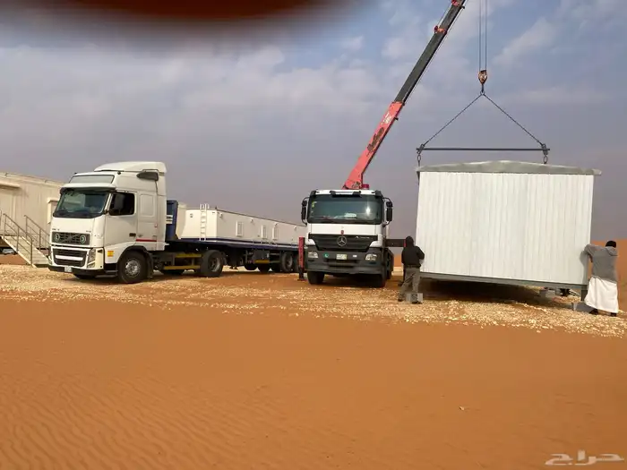 كرين سطحه ونش لنقل الغرف ولبركسات ولبيوت الجاهزه ولغرف 2