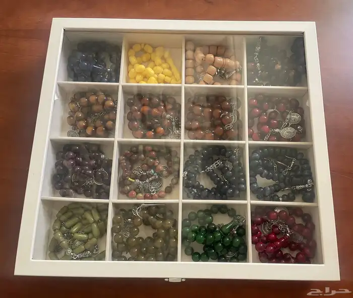 صندوق سبحة شنطة ومحفظة سبح 16 سبحه 1