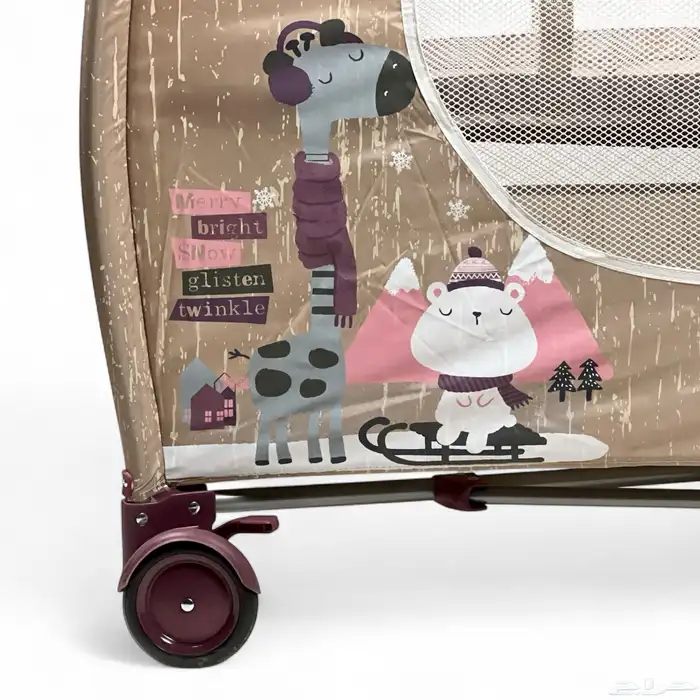 محبس مع سرير 2 في 1 - محبس للمواليد مع العاب برسومات مميزة 10