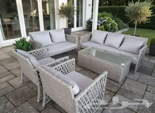 جلسة خارجية 7 أشخاص مع طاولة صناعة صينية 0