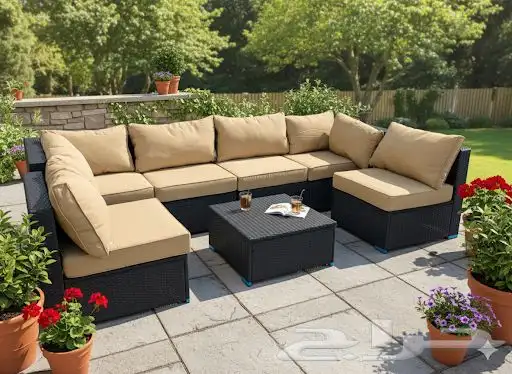 جلسة خارجية مكون من 6 مقاعد مفرد و طاولة صناعة صينية 0