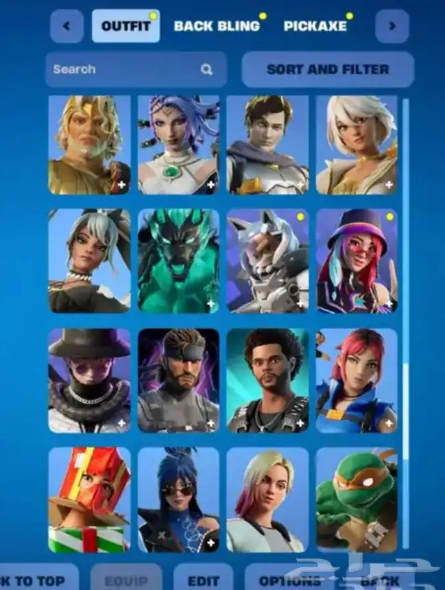 حساب فورت نايت 1