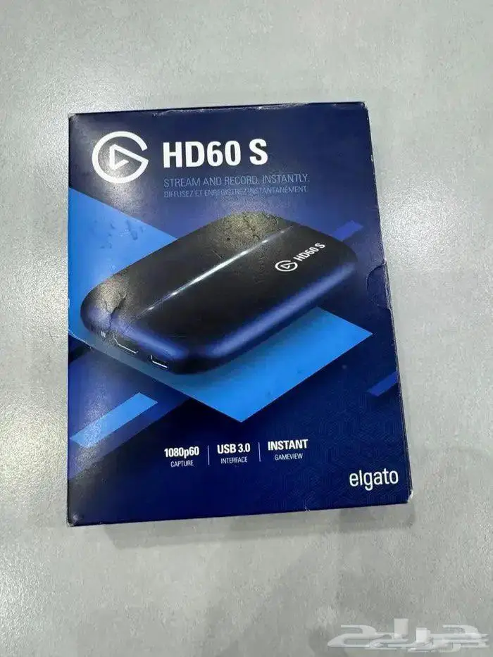 قطعة القاتو Elgato HD60 S مع كامل ملحقاتها 0