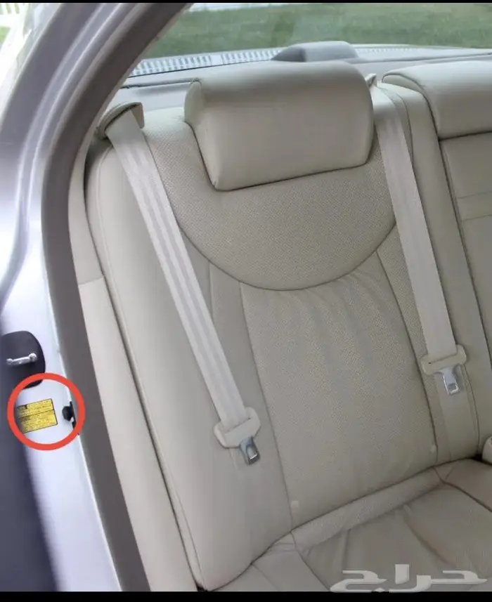استيكر معلومات الشفط يخص LS430 فقط 3