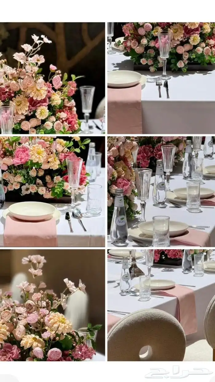 تأجير طاولات طعام بأسعار منافسة   Lola event 0