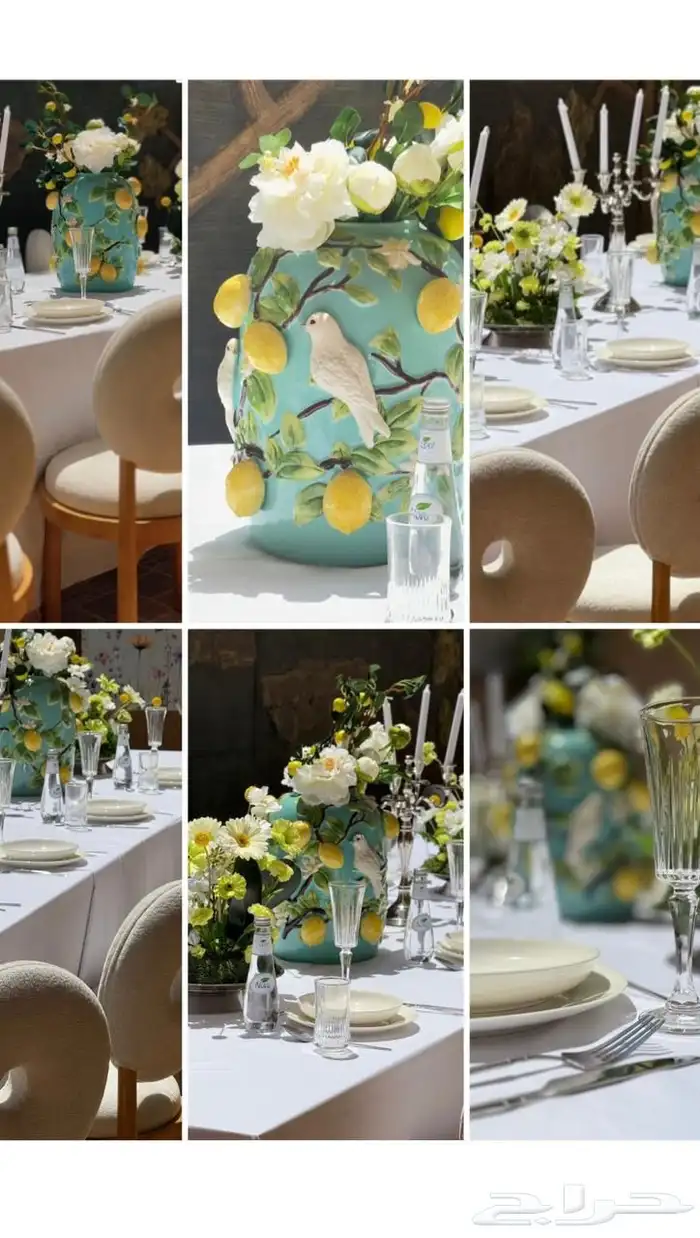 تأجير طاولات طعام بأسعار منافسة   Lola event 1
