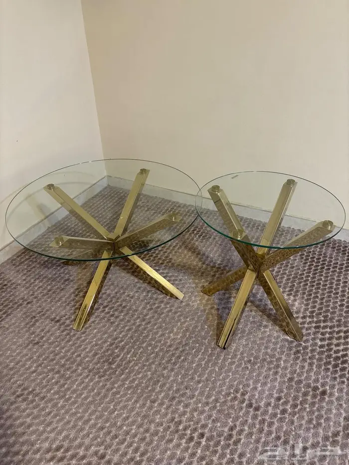 طاولة قهوة مكونة من قطعتين 0