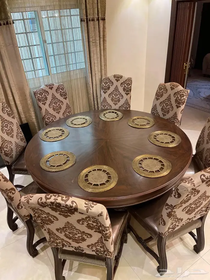 طاوله طعام دائريه 0