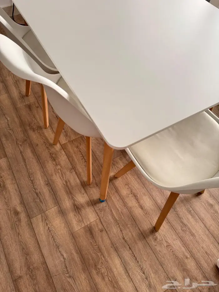 طاوله طعام و6 كراسي جديده 4