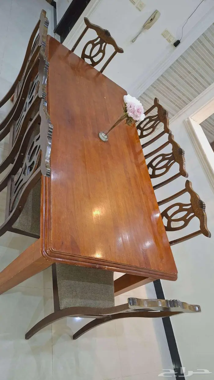 طاولة سفرة 8 كراسي للبيع 3