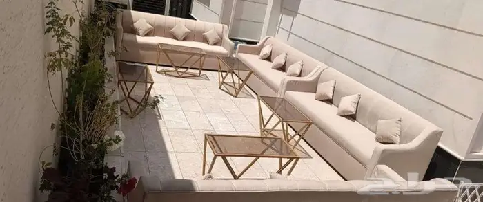 تاجير كنب ثلاثي وكنب فردي وكنب مخمل وكرسي ملكي 9