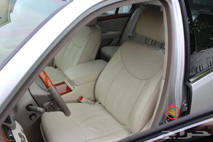 استيكر معلومات الشفط يخص LS430 فقط 4