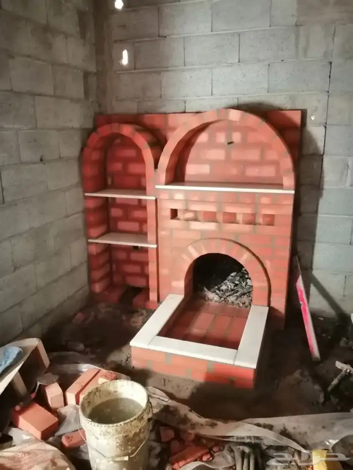 عمل باكستاني مشب نار ومخابز مشب تلبيس رخام شويات المهند 4