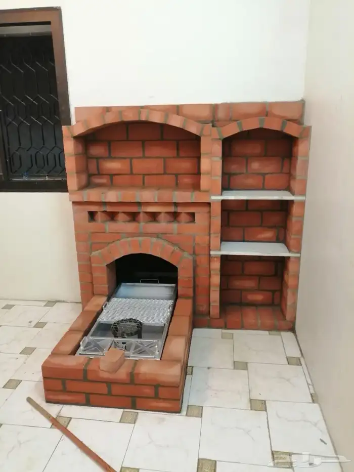 عمل باكستاني مشب نار ومخابز مشب تلبيس رخام شويات المهند 8