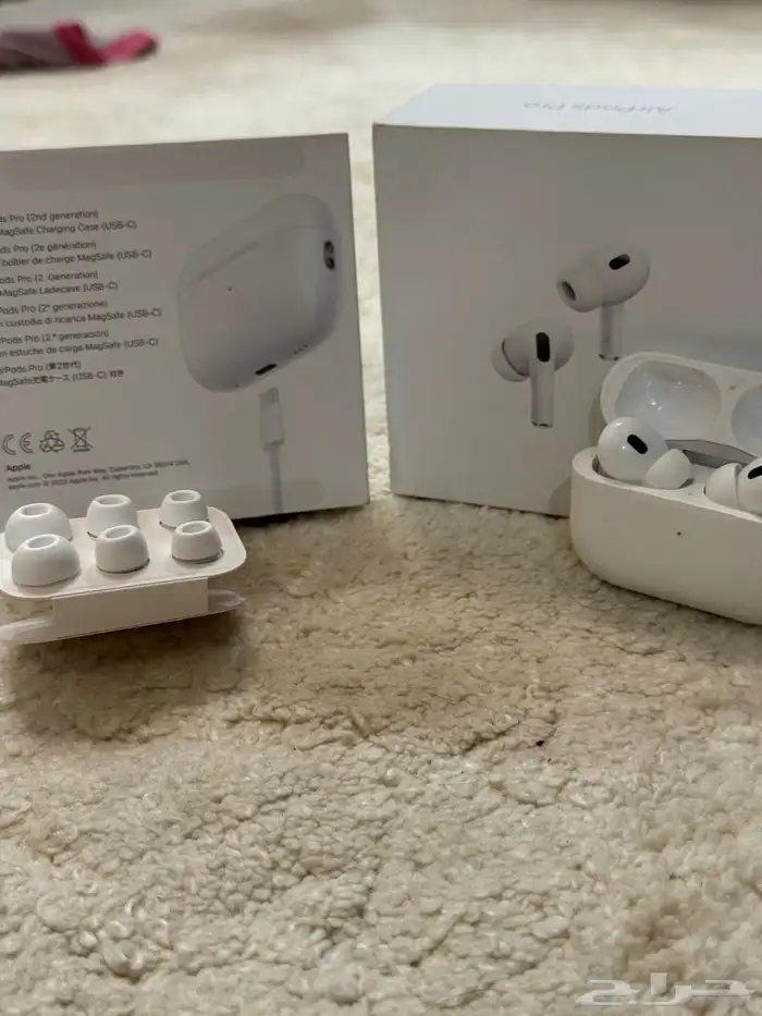 ايفون 15 برو   سماعة Air pods pro   كفر تيتانيوم من iphone 10