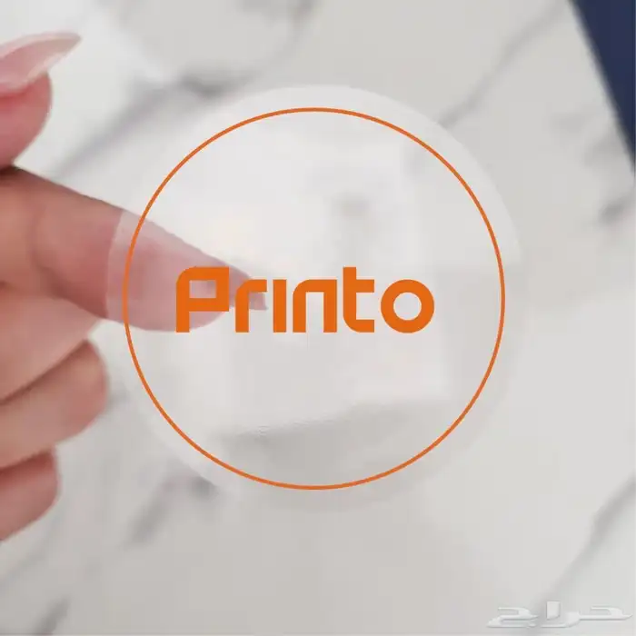 طباعة استكر شفاف 0