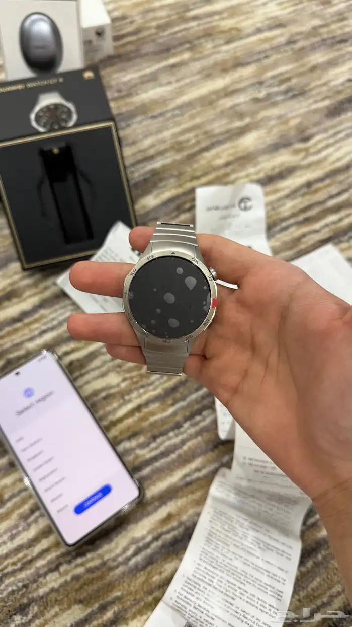 هواوي MATE x6 وساعه gt4 وسماعه 5 9