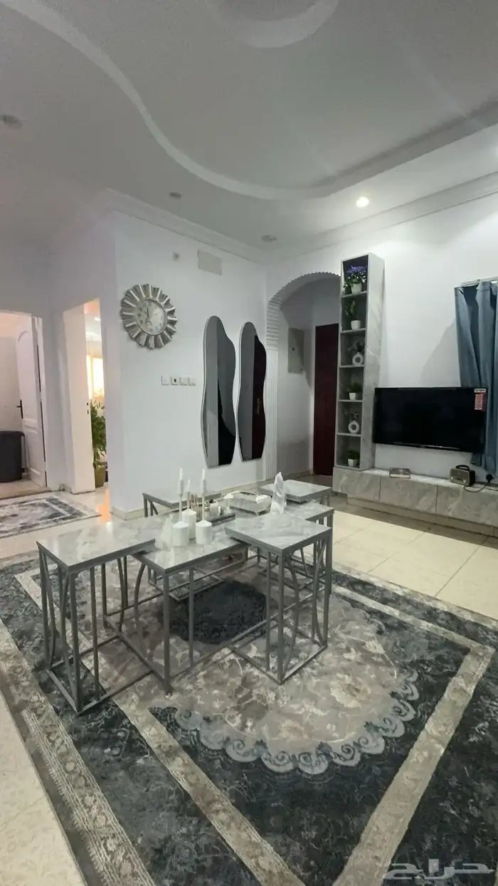 شقة للاجار أو تقبيل بالعفش كامل جديدة الشقه 12