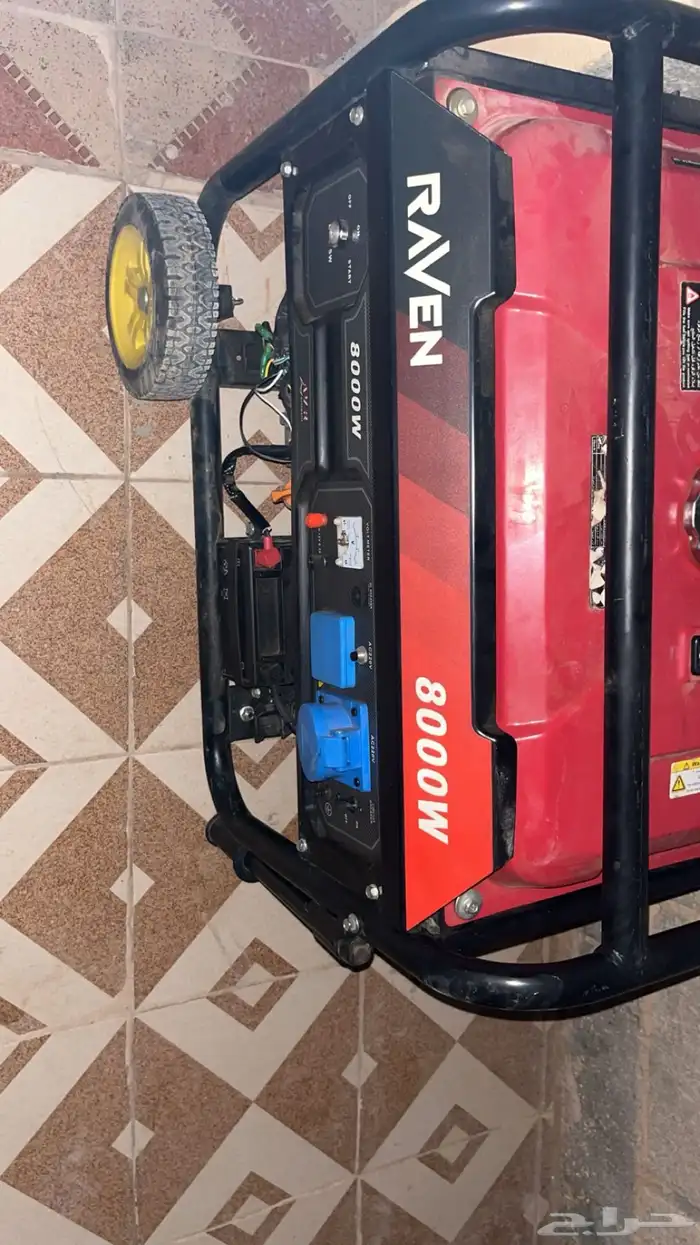 ماطور كهرب بانزيم للبيع حجمه 8000 شرط نضيفف 6