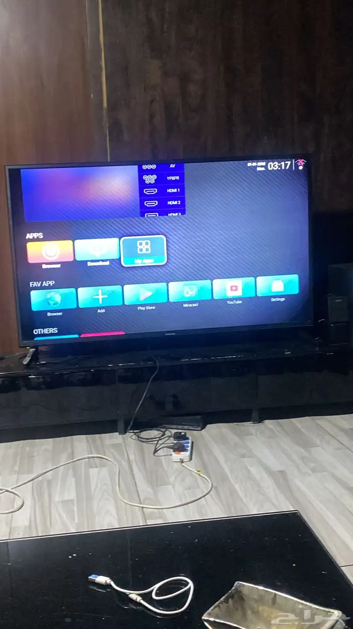 تلفزيون سمارت 55 بوصة ماركة نيكاي 4k بحالة ممتازة للبيع 2